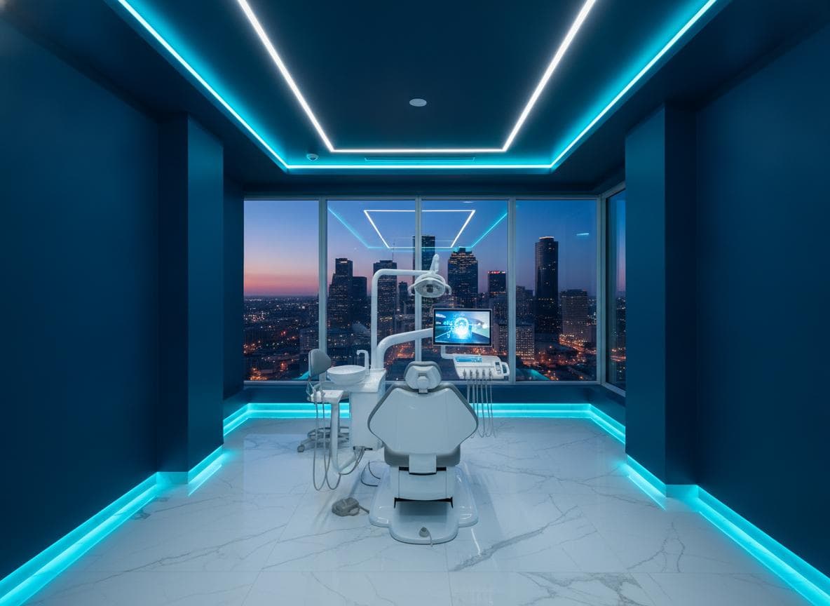 Luxury dental practice interior